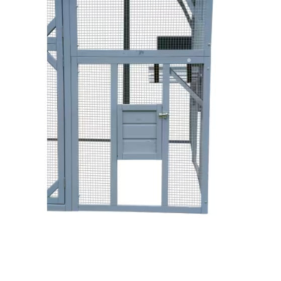 Outdoor Cat House & Playpen – A Safe Haven for Your Furry Friends!
