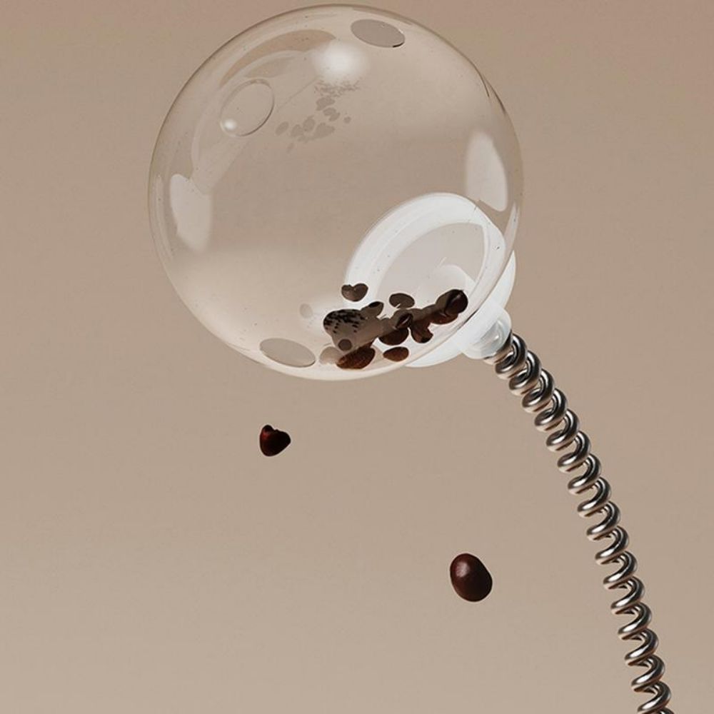 Auto-Balancing Cat Food Toy