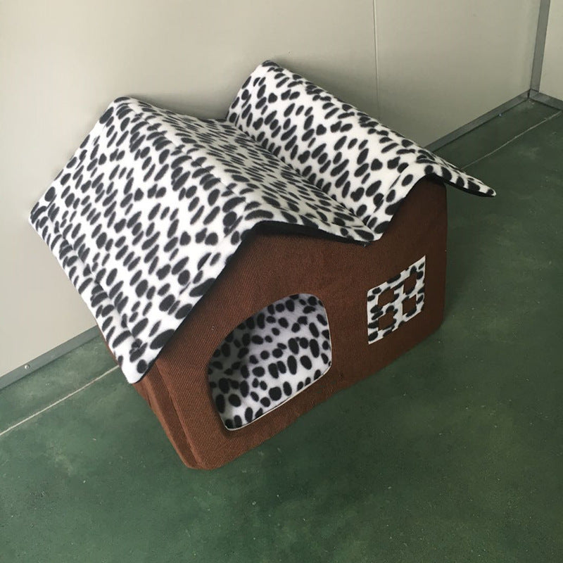 Pet kennel Double Roof Dog House