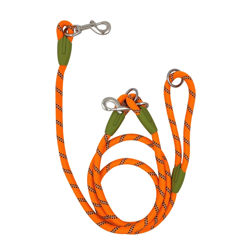 πΎ Reflective Nylon Dog Leash β Safety & Comfort for Every Walk! πΎ