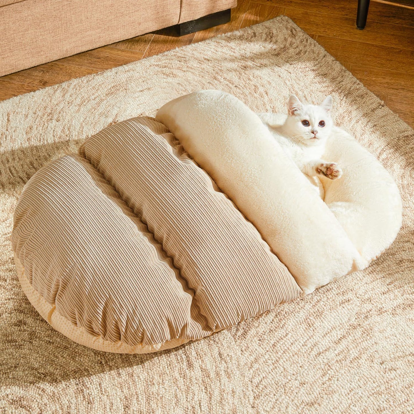 Pet Bed Ultra Soft Cute Plush Slipper