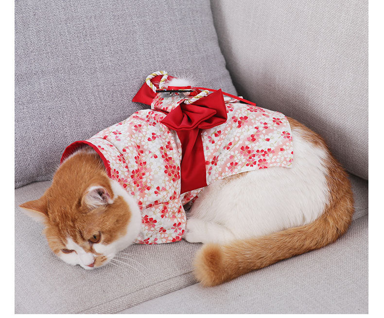 Japanese Style Pet Hanfu – Traditional Elegance for Your Furry Friend!