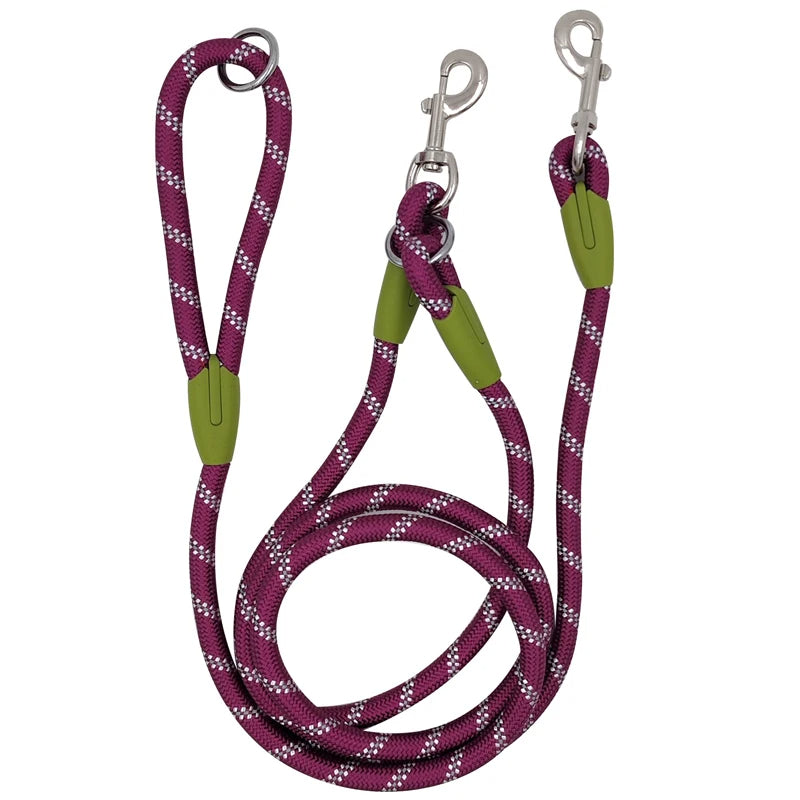 πΎ Reflective Nylon Dog Leash β Safety & Comfort for Every Walk! πΎ