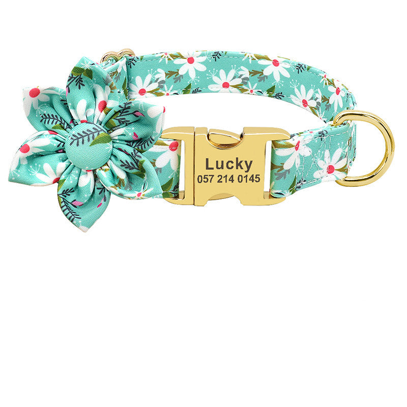 Fashion Printed pet Collar Personalized Nylon Dog Collar