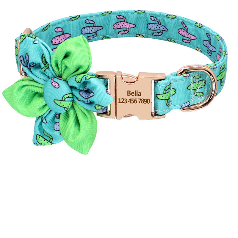 Fashion Printed pet Collar Personalized Nylon Dog Collar