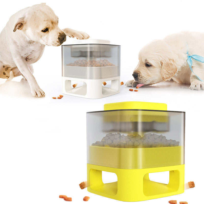 Square Bullet Food Container – Fun & Interactive Slow Feeder for Dogs