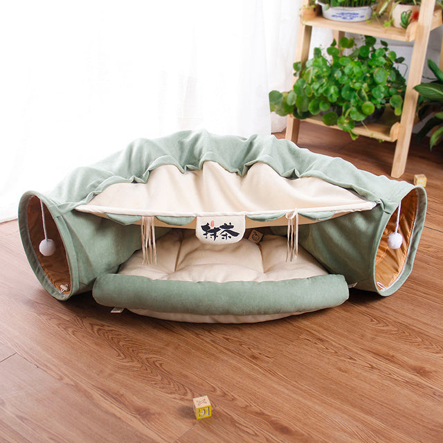 Cat Matcha Park Passage – The Ultimate Play & Nap Spot!
