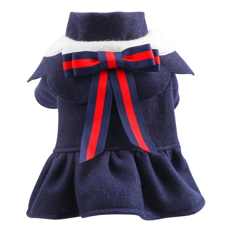 Winter Woolen Cloth Student British Style