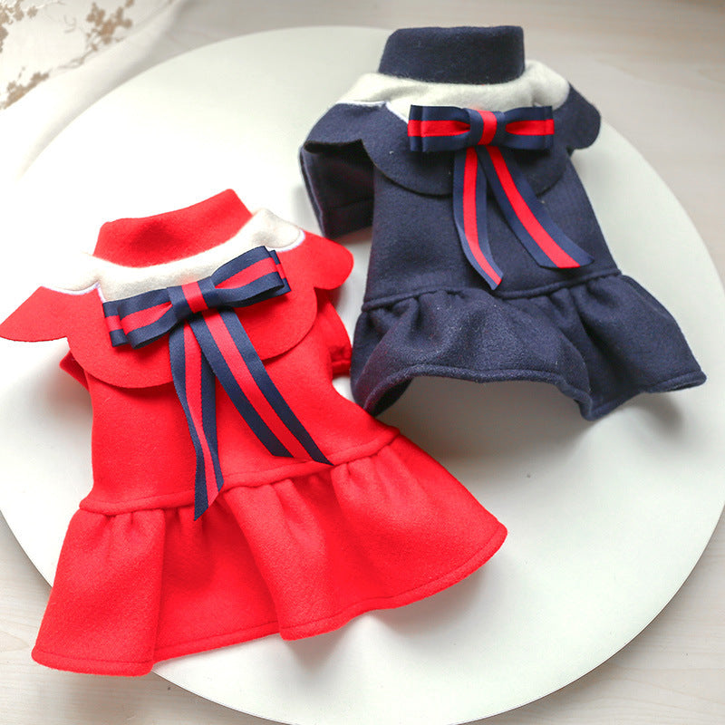 Winter Woolen Cloth Student British Style