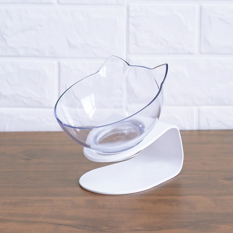 15° Tilted Cat Bowl – Comfortable & Healthy Feeding for Your Pet!
