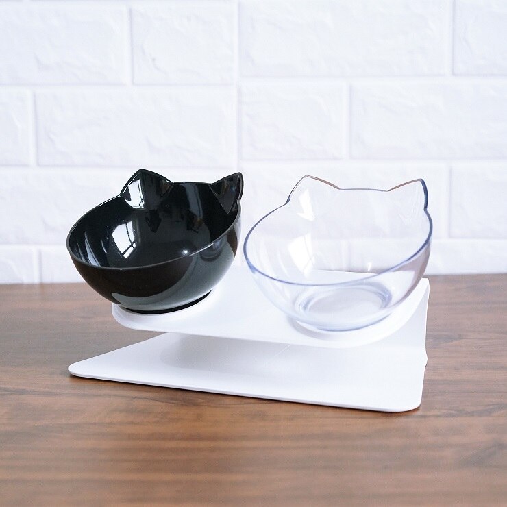 15° Tilted Cat Bowl – Comfortable & Healthy Feeding for Your Pet!