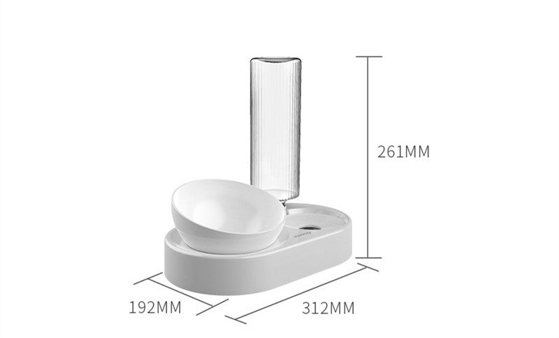 Pet Diner with Automatic Water Dispenser