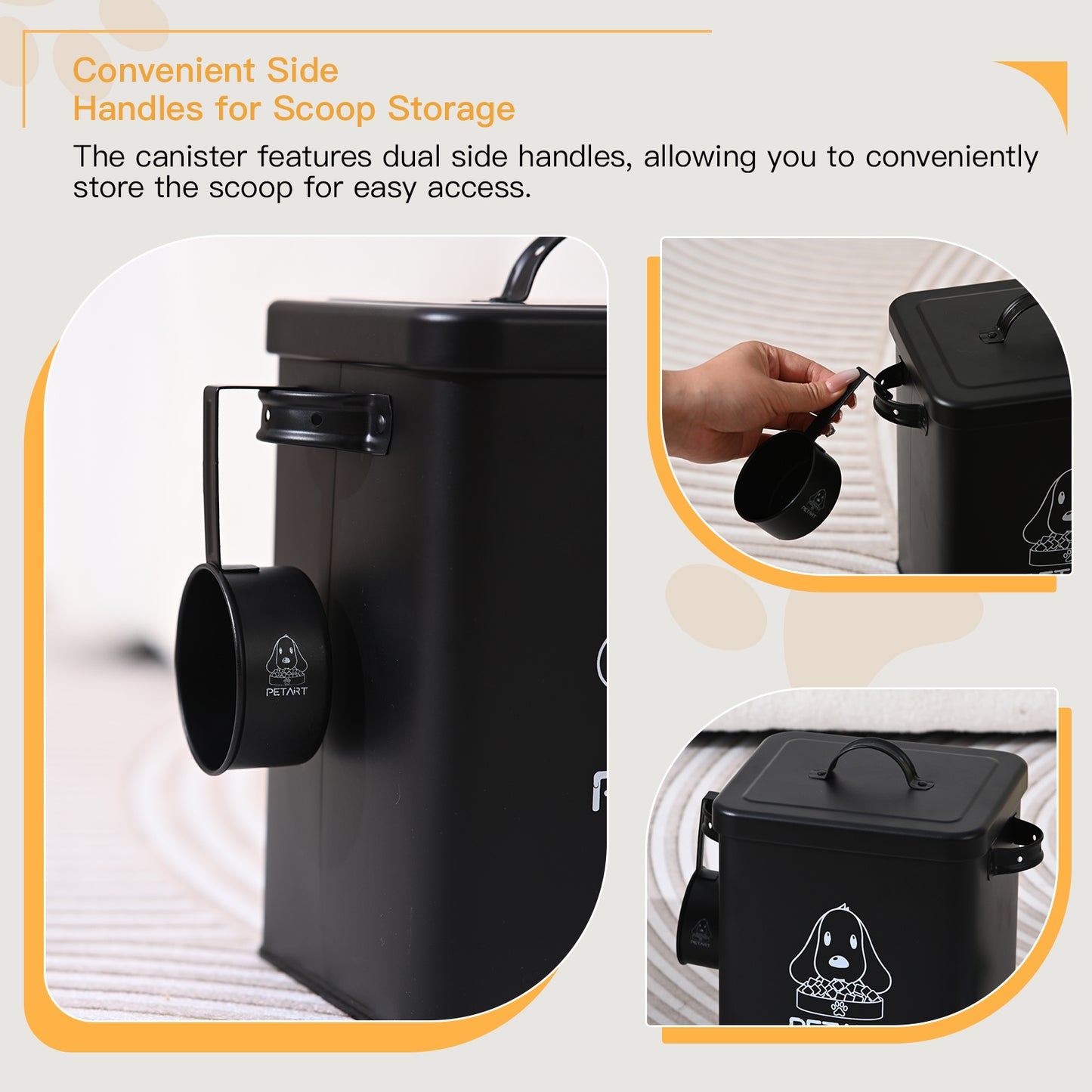 Metal Pet food Storage Container
