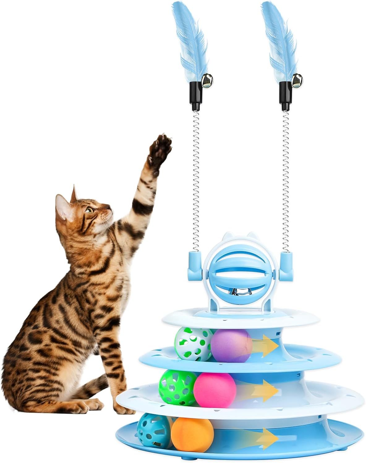 Cat Puzzle & Ball Toy