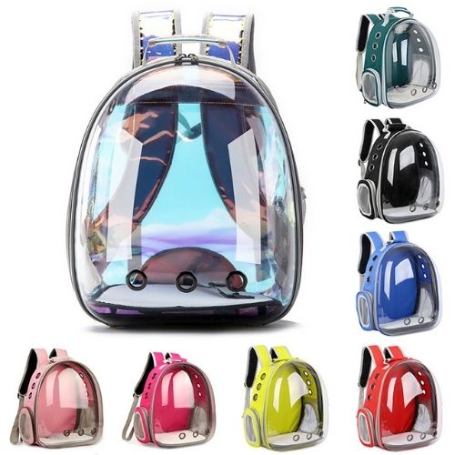 Transparent Capsule Pet Backpack – Travel in Style & Comfort!