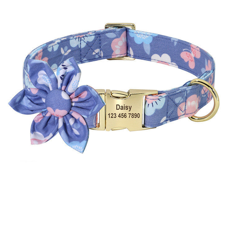 Fashion Printed pet Collar Personalized Nylon Dog Collar