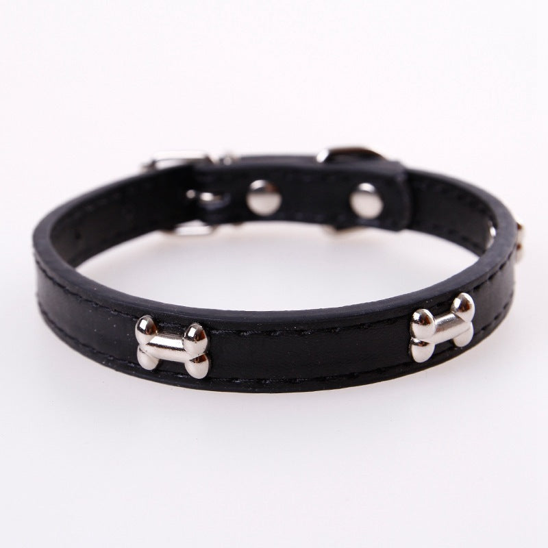 Fashionable Personality Pet PU Neck Ring