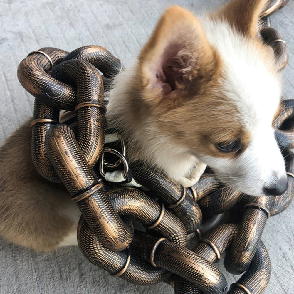 Funny Dog Chain Leash for Dogs & Cats