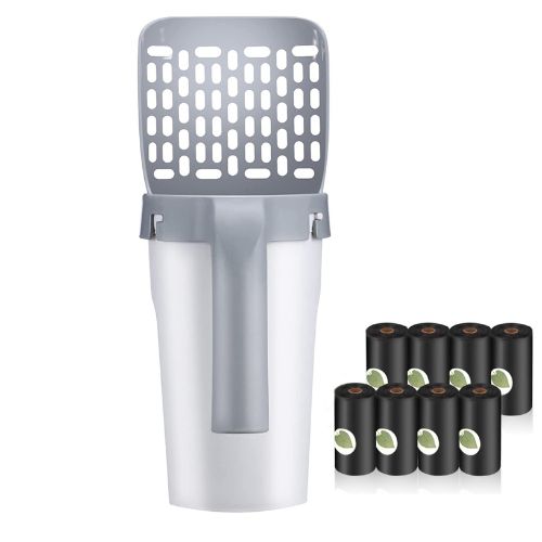 Litter Scooper with Waste Bag System – Effortless Clean-Up