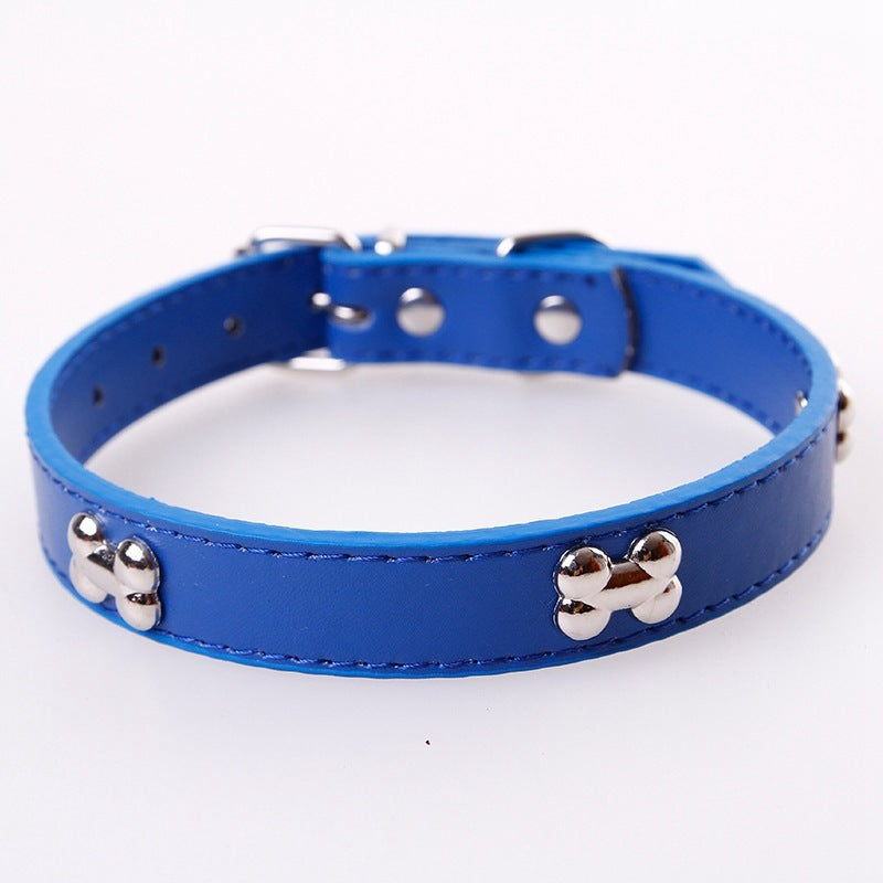 Fashionable Personality Pet PU Neck Ring