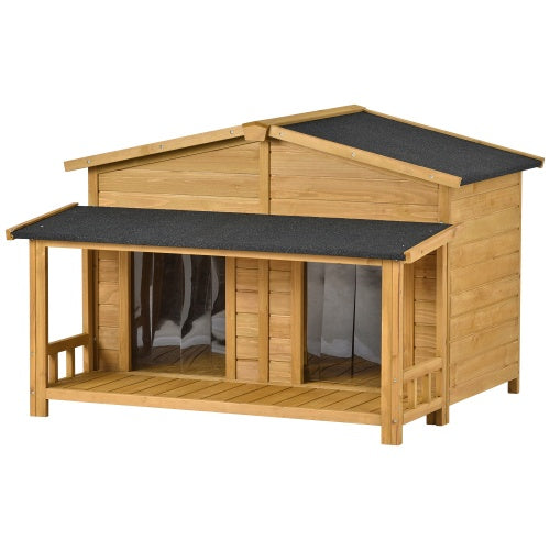 GO 47.2" Large Wooden Dog House – The Perfect Home for Your Pup!