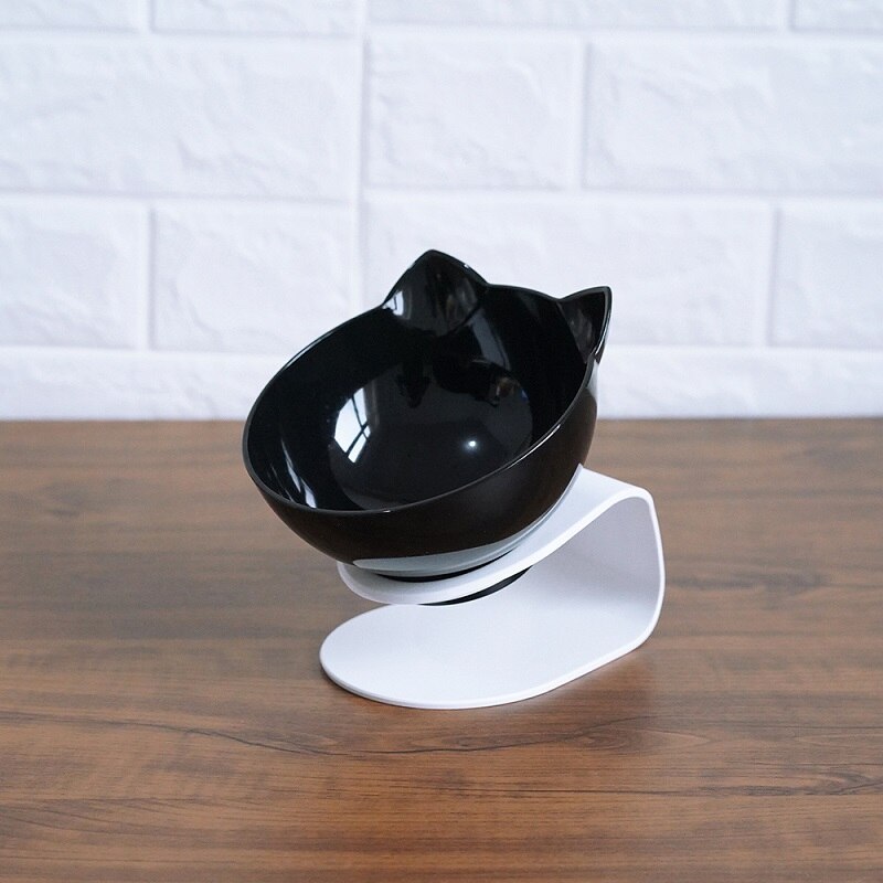 15° Tilted Cat Bowl – Comfortable & Healthy Feeding for Your Pet!