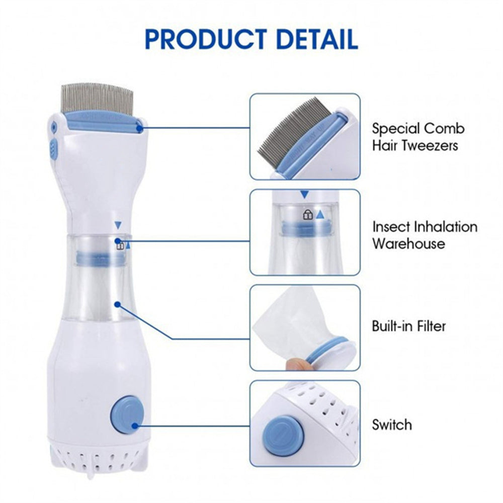 Electric Lice Grabber – Chemical-Free Pest Control for Pets
