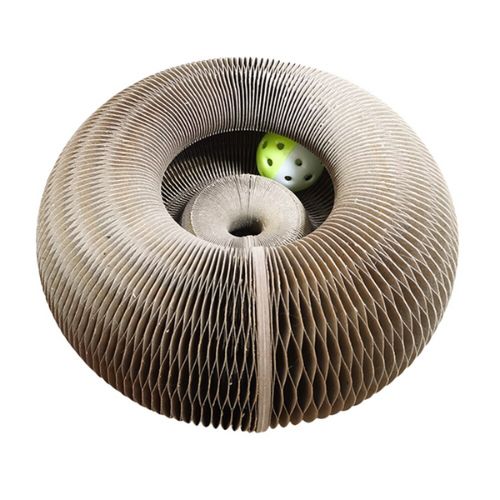 🧲 Magic Organ Cat Scratching Board – Foldable Corrugated Cardboard Cat Toy & Lounge