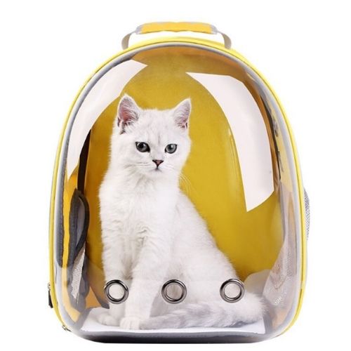 Transparent Capsule Pet Backpack – Travel in Style & Comfort!