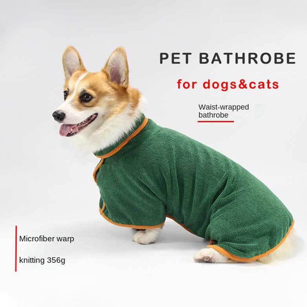Quick-Dry Pet Bathrobe – Keep Your Pet Warm, Dry, and Comfortable