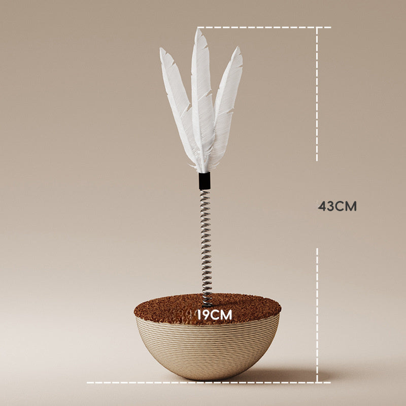 Auto-Balancing Cat Food Toy