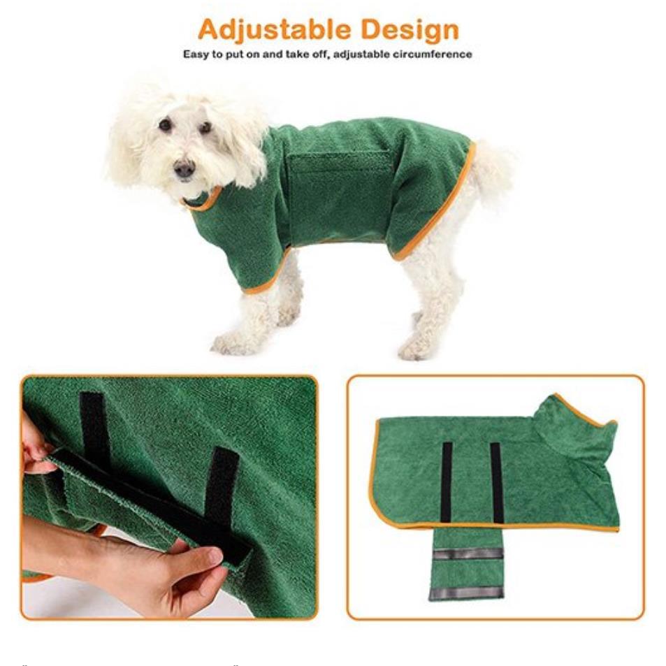 Quick-Dry Pet Bathrobe – Keep Your Pet Warm, Dry, and Comfortable
