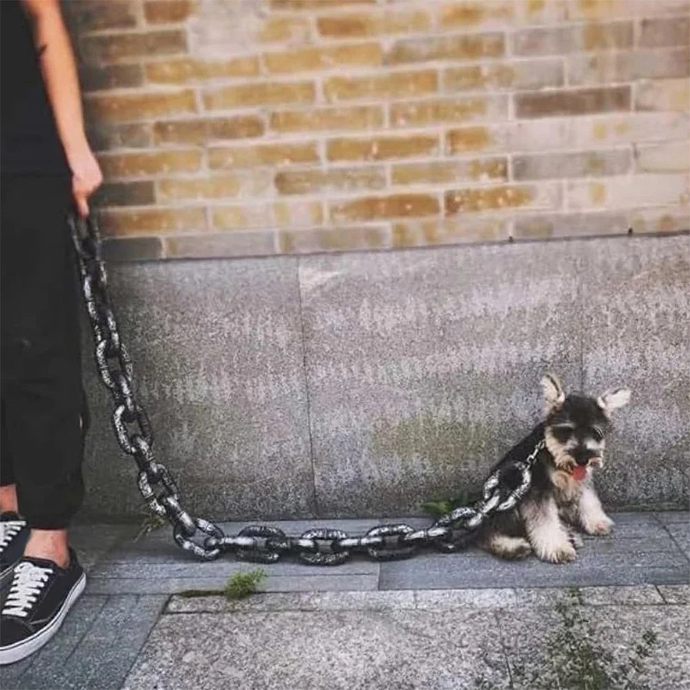 Funny Dog Chain Leash for Dogs & Cats