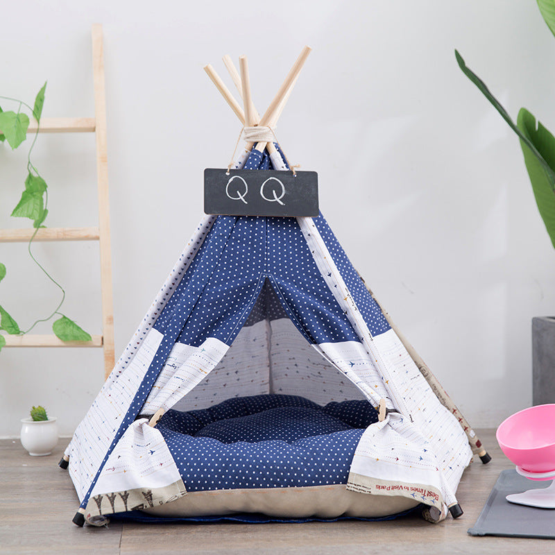 Pet Tent Wooden Nest