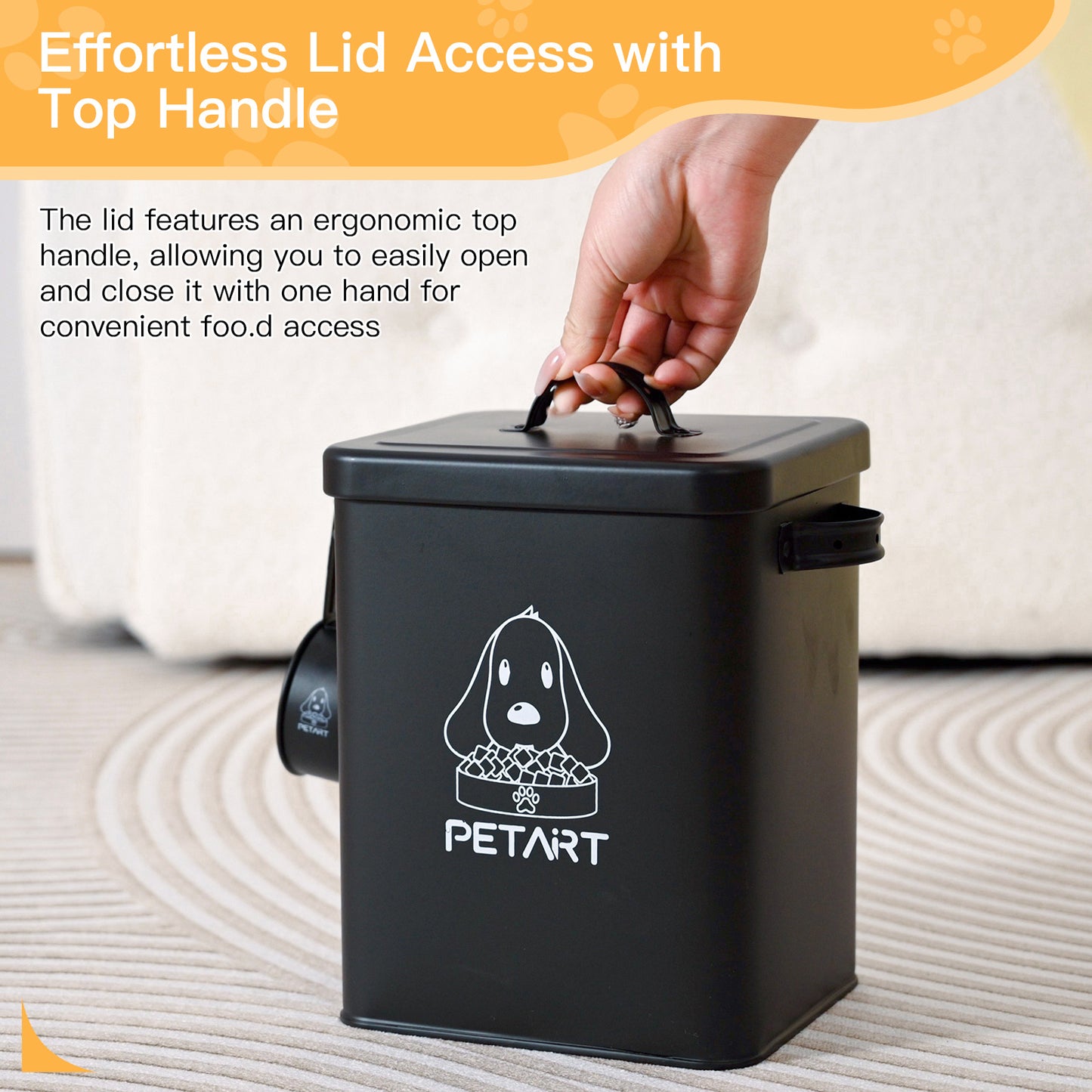 Metal Pet food Storage Container