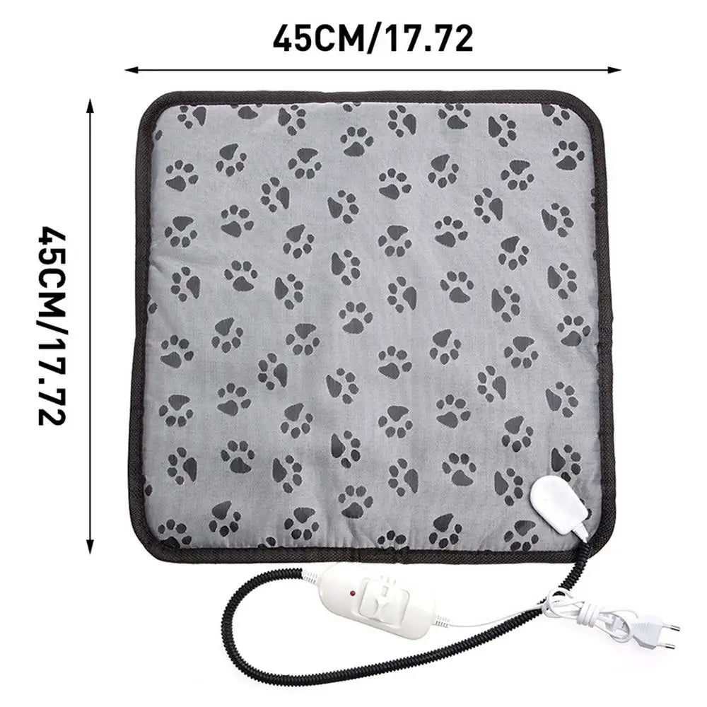 Adjustable Pet Heating Pad Blanket โ Warm & Safe Electric Heated Mat for Dogs, Cats & Puppies