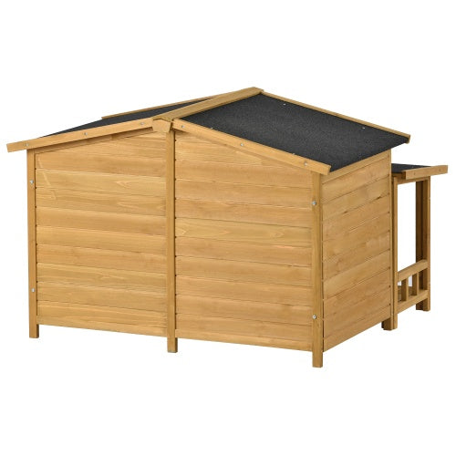 GO 47.2" Large Wooden Dog House – The Perfect Home for Your Pup!