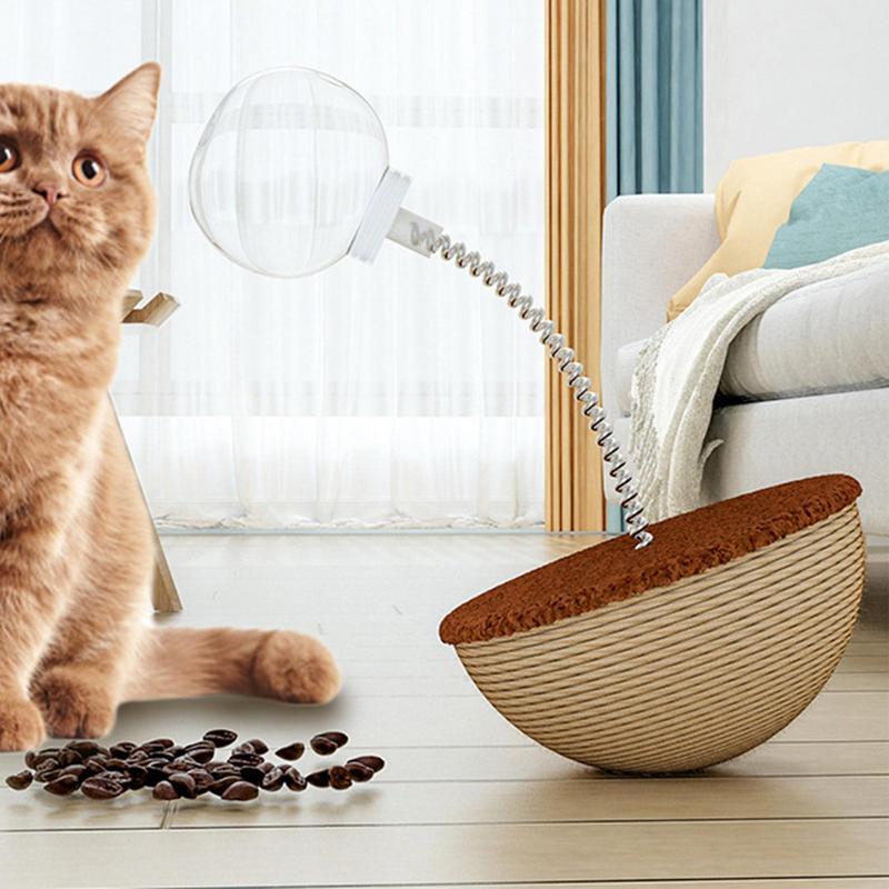 Auto-Balancing Cat Food Toy