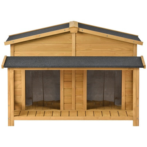 GO 47.2" Large Wooden Dog House – The Perfect Home for Your Pup!