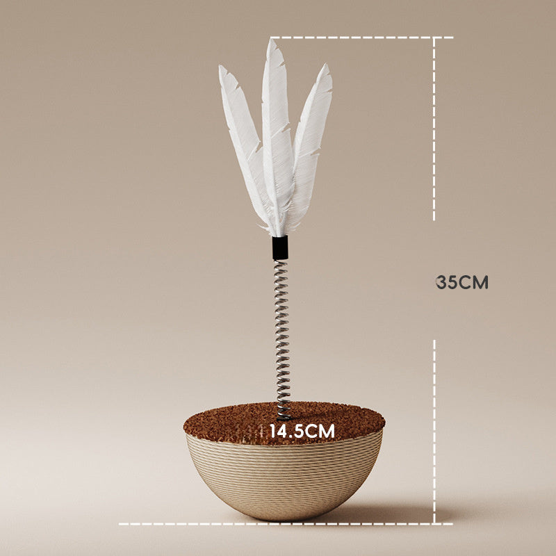 Auto-Balancing Cat Food Toy