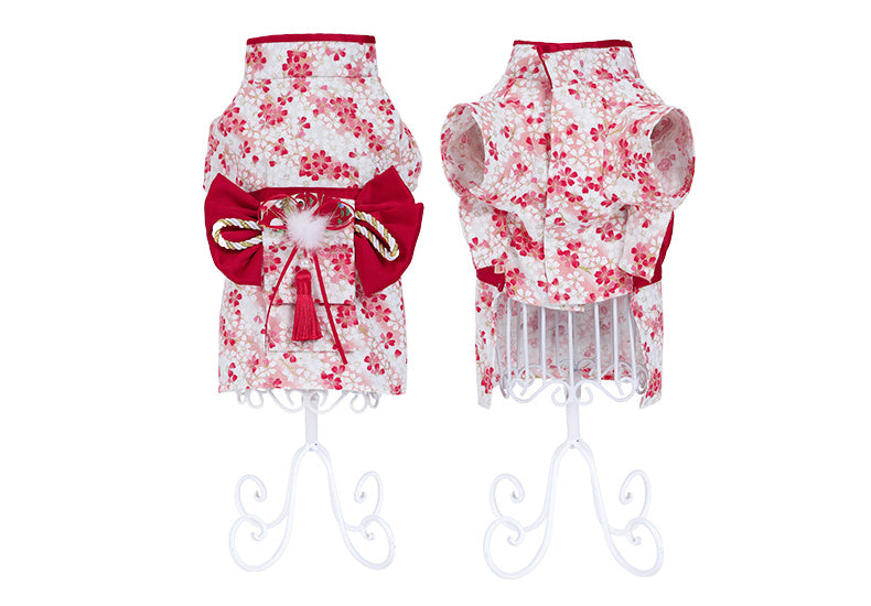 Japanese Style Pet Hanfu – Traditional Elegance for Your Furry Friend!
