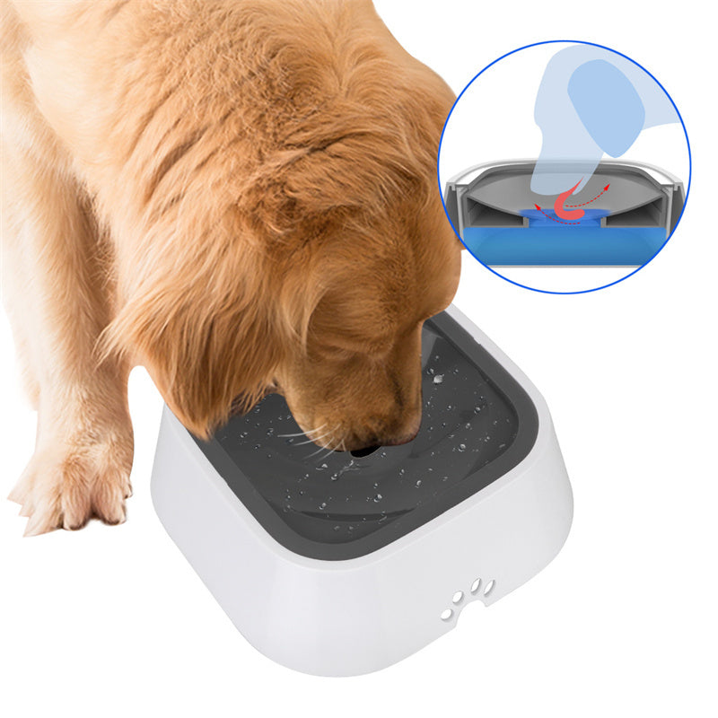 Anti-Spill Pet Floating Water Bowl – Keep Your Pet Hydrated Without the Mess!