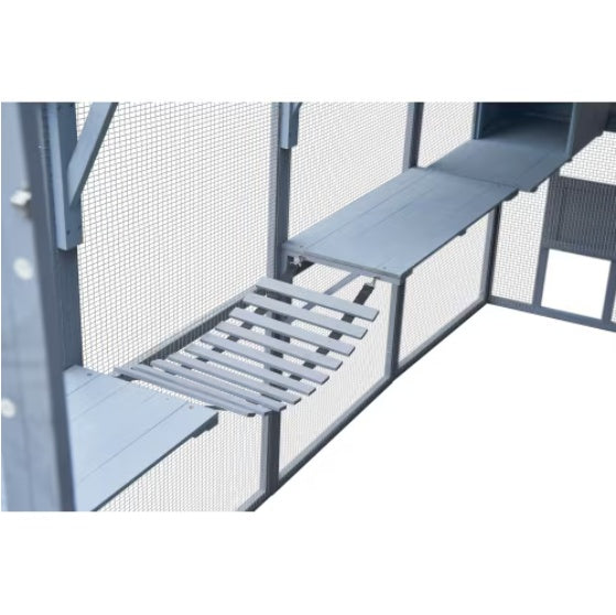 Outdoor Cat House & Playpen – A Safe Haven for Your Furry Friends!