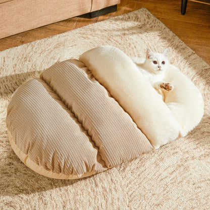 Pet Bed Ultra Soft Cute Plush Slipper