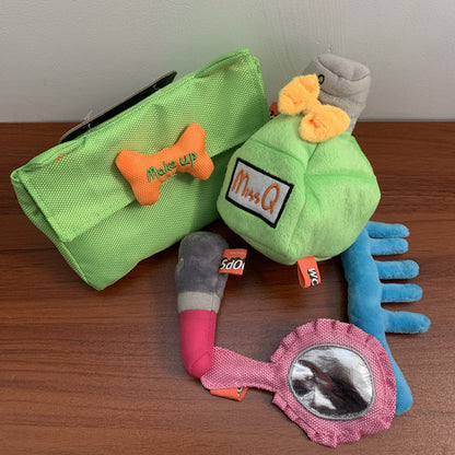 Dog Toys Set Hide And Seek Plush Squeaky