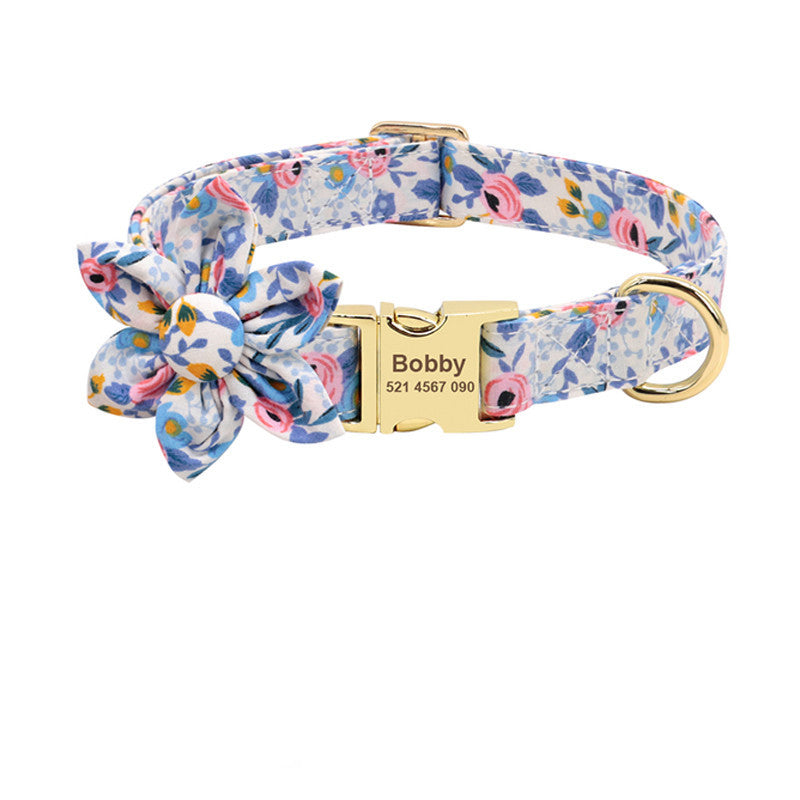 Fashion Printed pet Collar Personalized Nylon Dog Collar