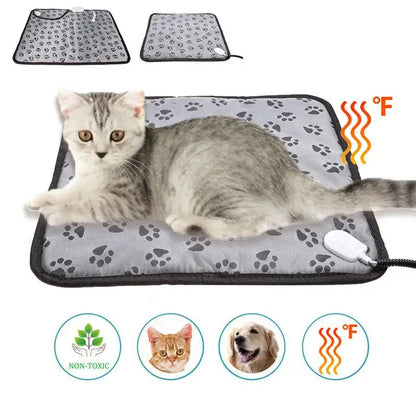 Adjustable Pet Heating Pad Blanket – Warm & Safe Electric Heated Mat for Dogs, Cats & Puppies