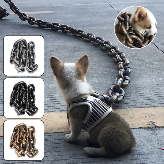 Funny Dog Chain Leash for Dogs & Cats