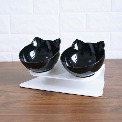 15° Tilted Cat Bowl – Comfortable & Healthy Feeding for Your Pet!