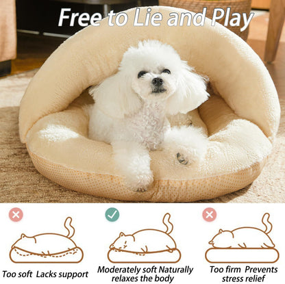 Pet Bed Ultra Soft Cute Plush Slipper